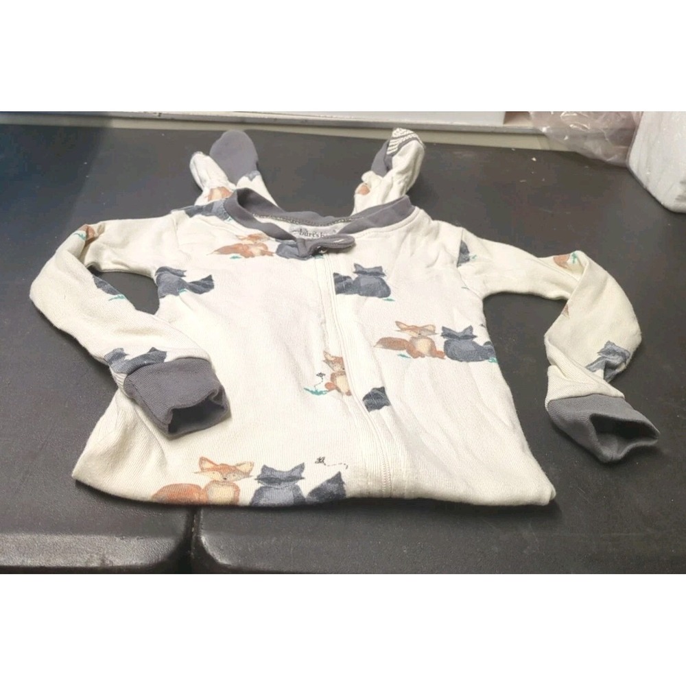 Burts Bees Baby Cotton Footsie Pajama 24 Months Foxes